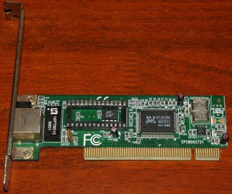 EPCB002721 Realtek RTL8139A PCI LAN Netzwerkkarte Taiwan 1999
